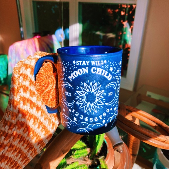 Other - Matte Moon Child Indigo Blue Astrology Mug 🔮